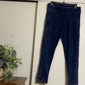 PINK Victoria's Secret Navy Sweatpants Relaxed Fit Full Length
